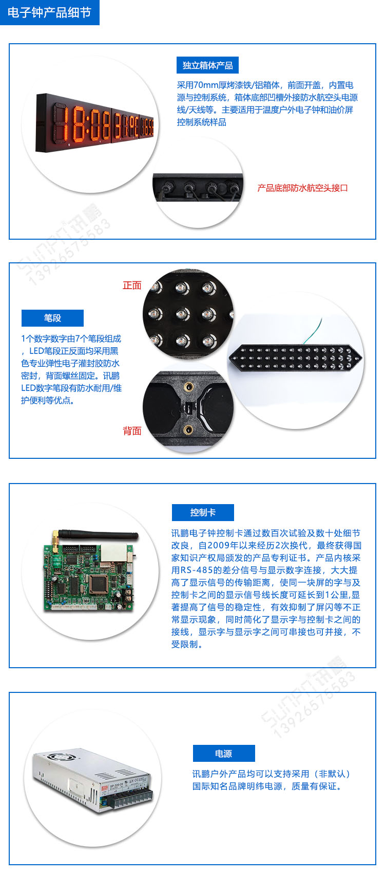 LED戶外電子鐘細(xì)節(jié)