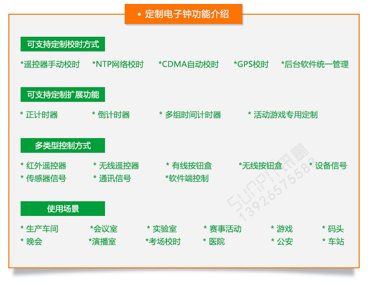 CDMA電子時鐘定制指導(dǎo)