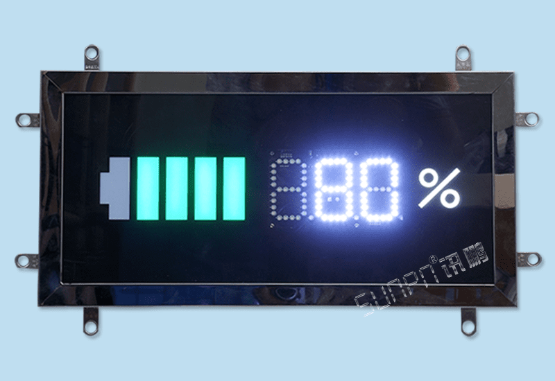 訊鵬定制化LED顯示屏-充電樁電池電量充電進度電子看板RS485通訊屏支持提供通訊協(xié)議