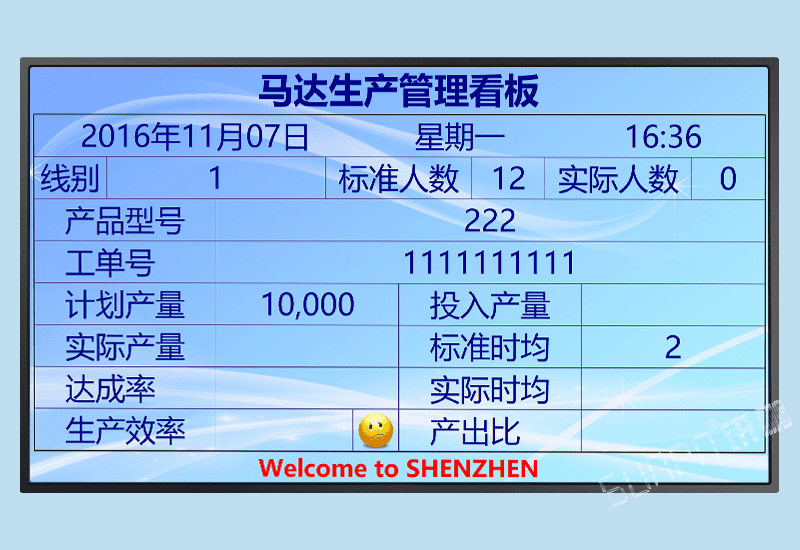 訊鵬MES制造執(zhí)行系統(tǒng)配套-馬達(dá)車間管理液晶電子看板軟件生產(chǎn)計(jì)劃排程實(shí)時(shí)數(shù)據(jù)采集監(jiān)控