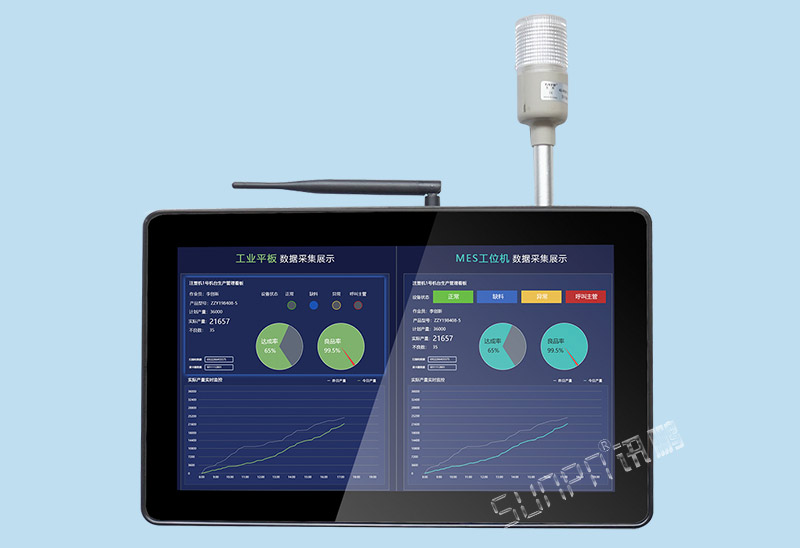 訊鵬15.6寸工業(yè)一體機觸摸顯示器工位機生產(chǎn)電子看板作業(yè)指導(dǎo)書呼叫系統(tǒng)