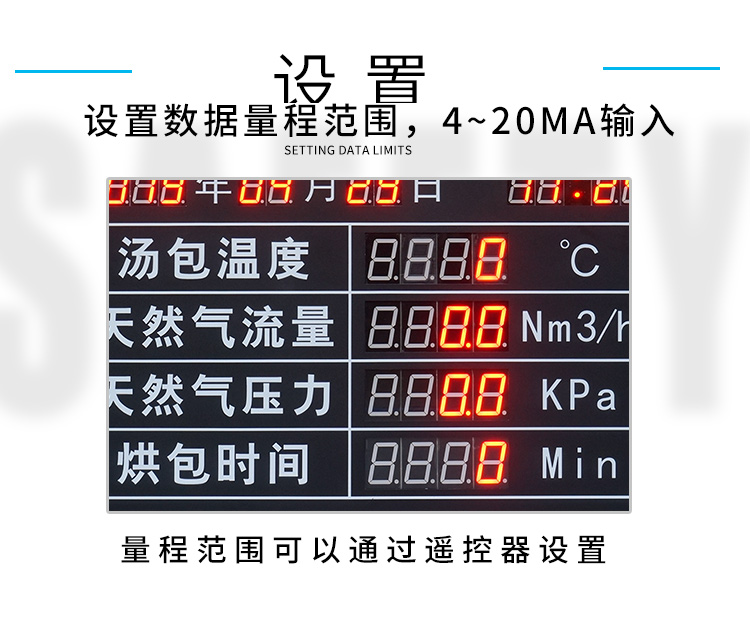 4-20ma信號顯示屏報警提示