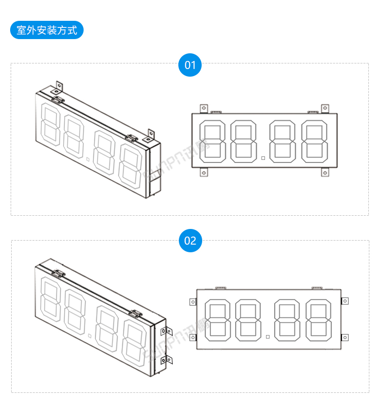 車位顯示屏安裝說明