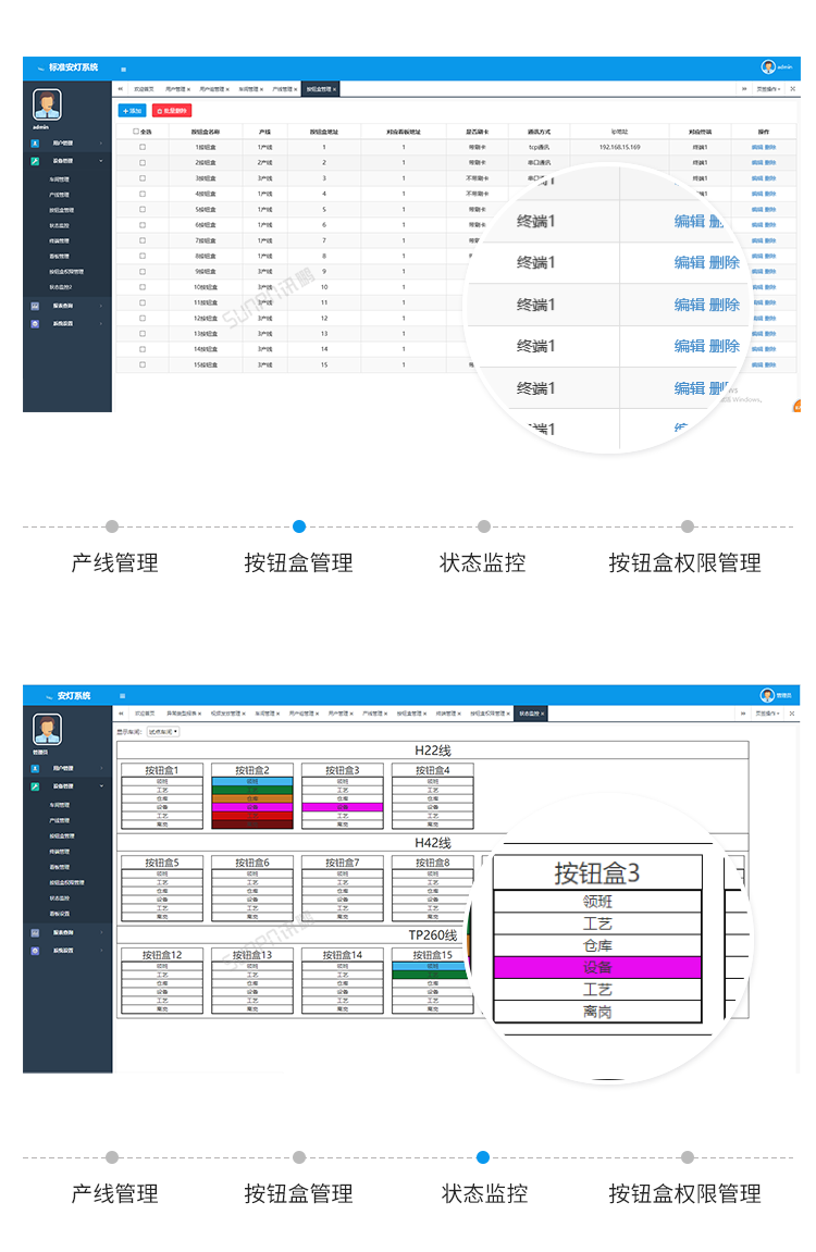 安燈系統(tǒng)客戶端界面展示