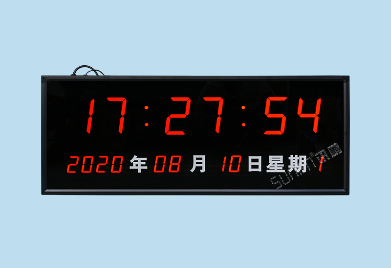 網(wǎng)絡(luò)同步時鐘系統(tǒng)_大型LED電子鐘尺寸定制_訊鵬科技